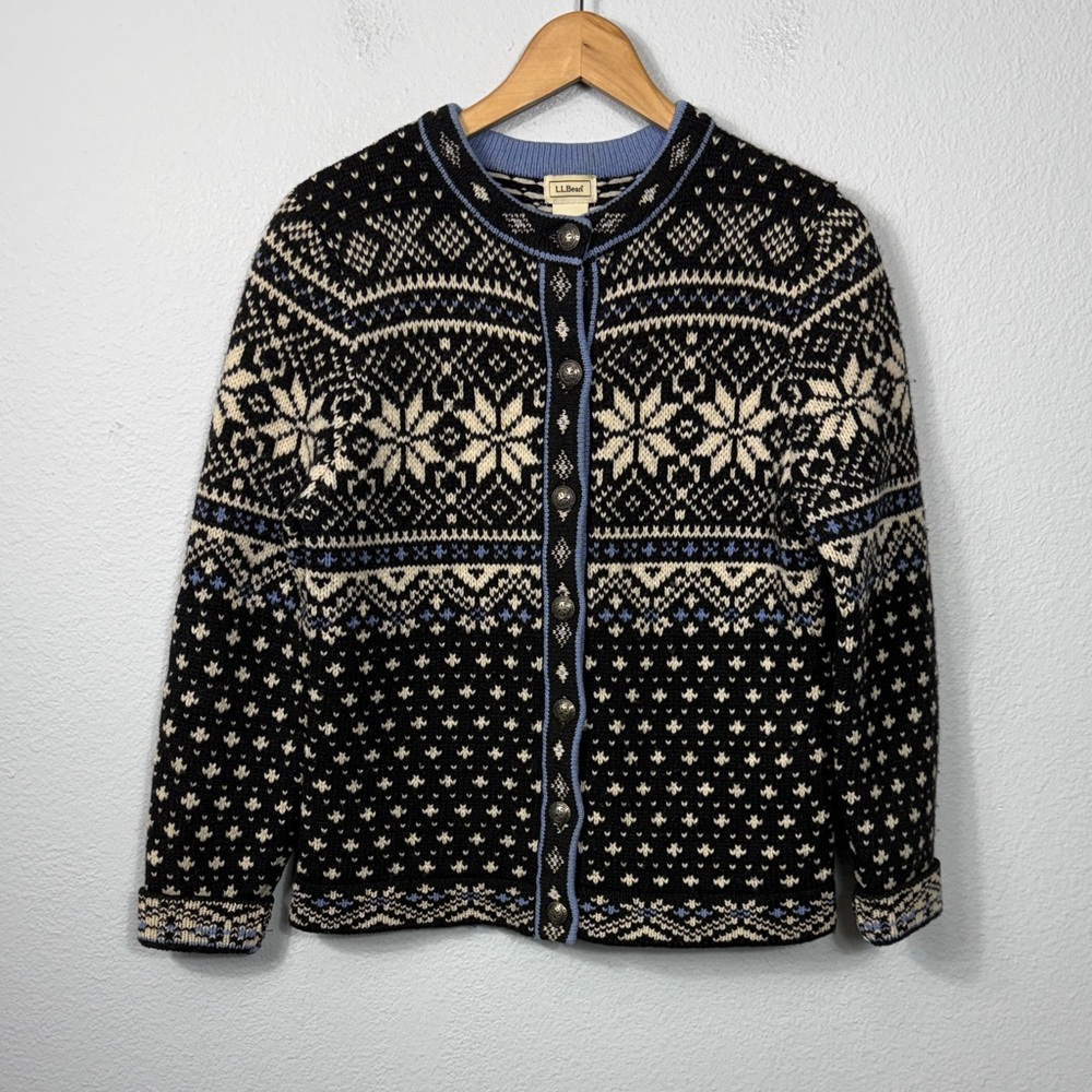 L.L. Bean Women's Lambswool Cardigan